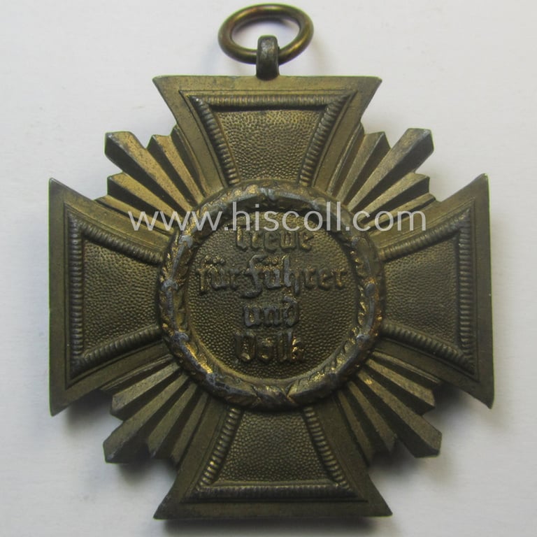 'N.S.D.A.P. Dienstauszeichnung in Bronze' (ie. being of the '3. Stufe für 10 Jahre treue Dienste')