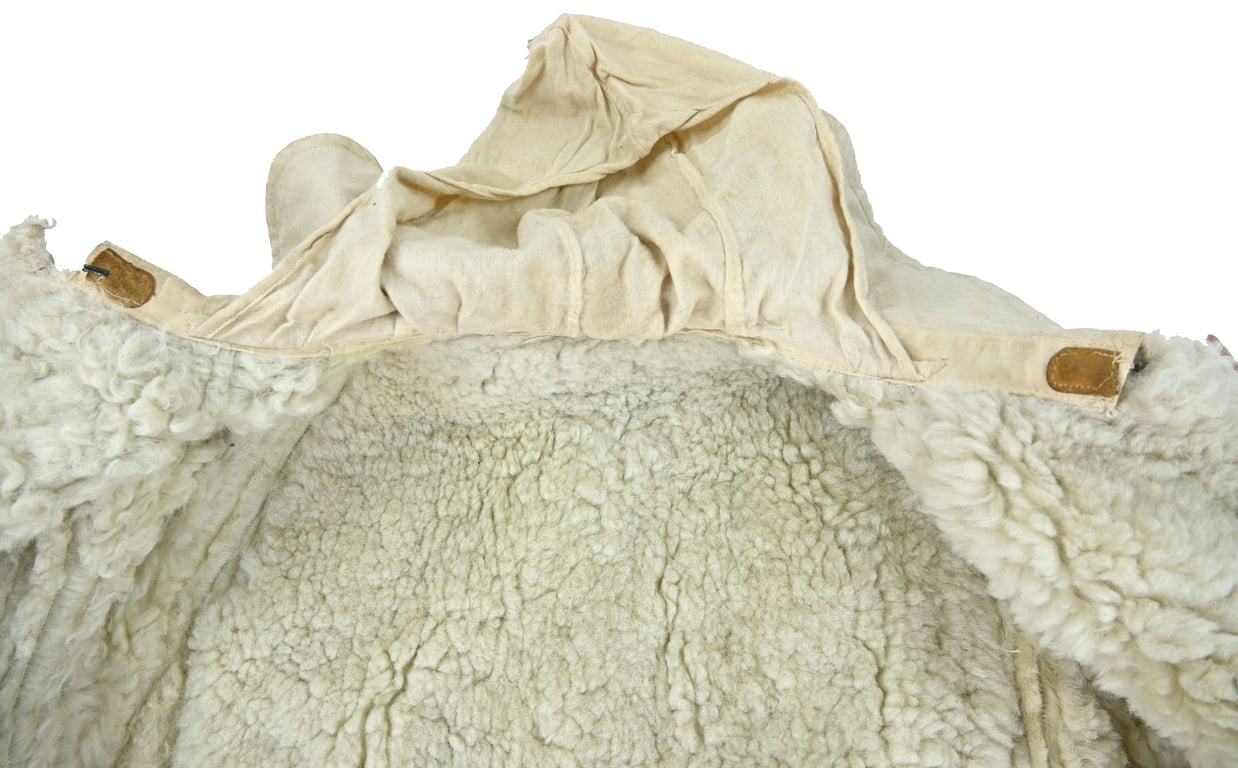 German Luftwaffe Winter Fur Sheepskin Jacket