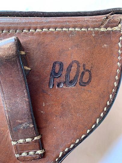 German P08 Holster in Chocolate Brown Leather 'CEY 41'