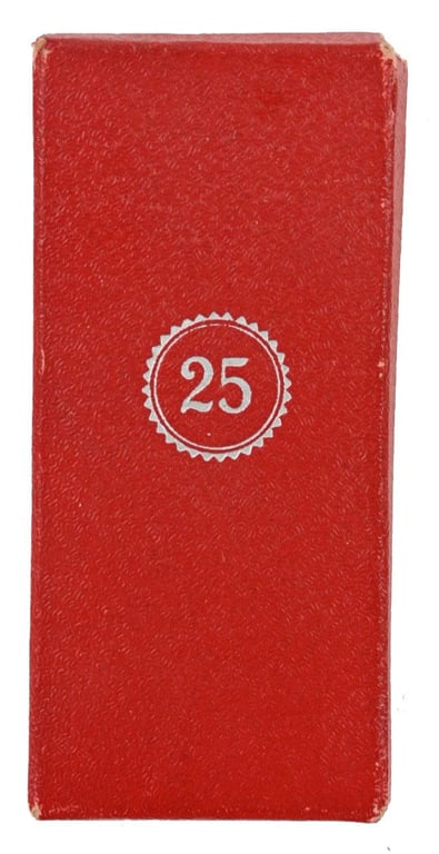 German 25 Years Faithful Service Medal in box