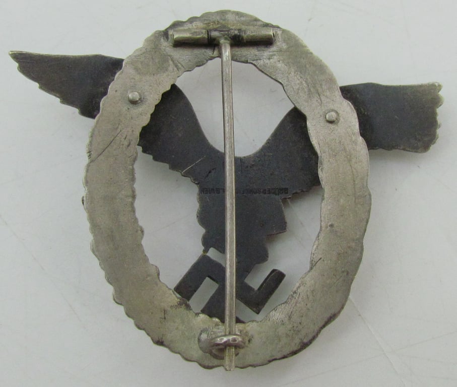 Luftwaffe Pilot's Badge by Brüder Schneider A.G., Wien, with Presentation Case