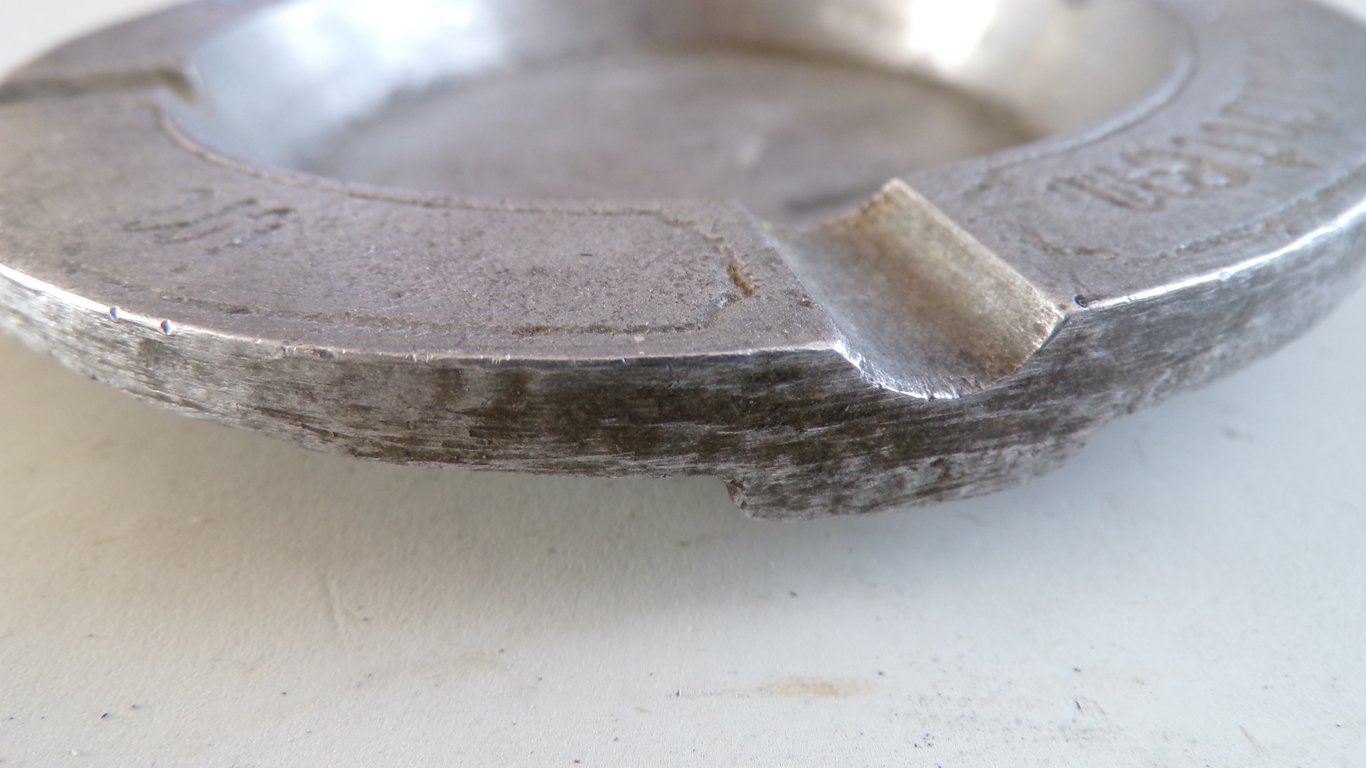 Eastern Front Aluminum Trench Art Ashtray