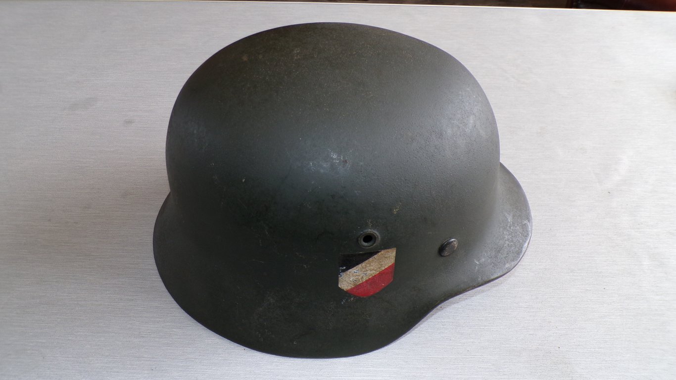 HEER M40 DOUBLE DECAL COMBAT HELMET