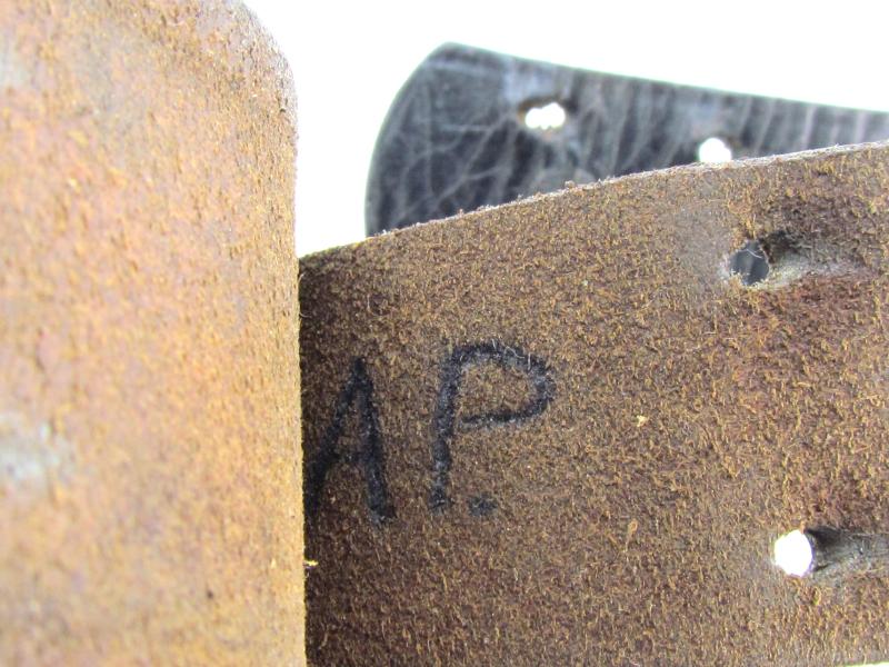 German Leather Equipment belt