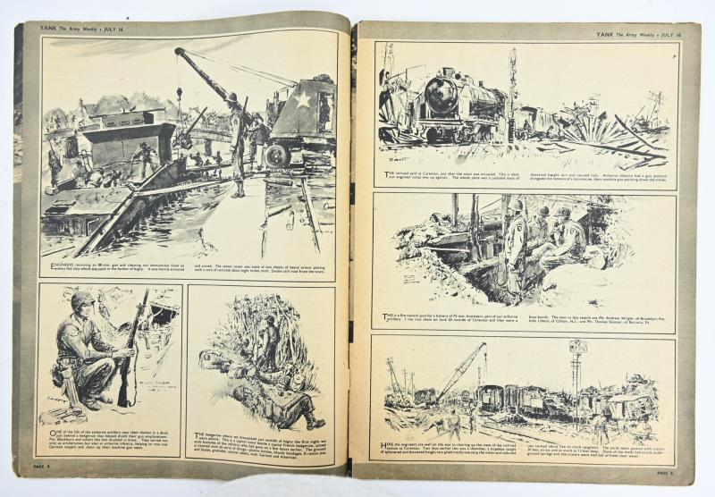 US WW2 Yank Magazine 'British Edition' July 16,1944