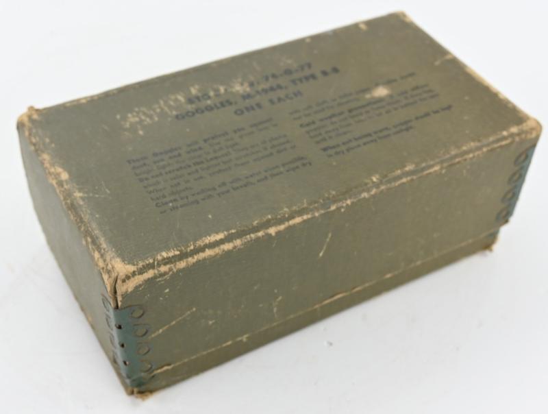 US WW2 M-1944 Flying Goggles in Case