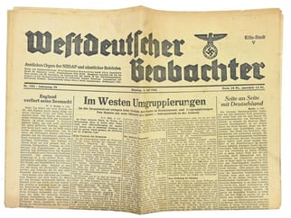German Newspaper "Westdeutsche Beobachter" 4 July 1944