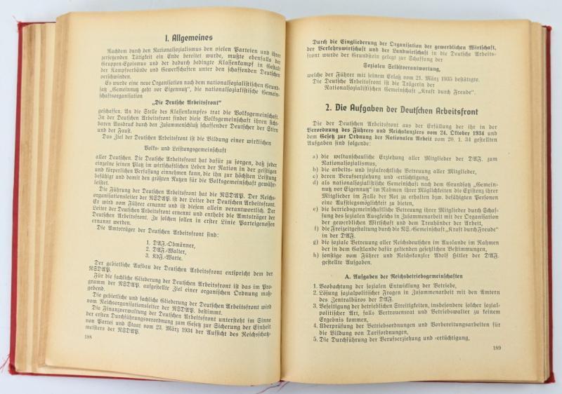 German NSDAP Organization Book 1937