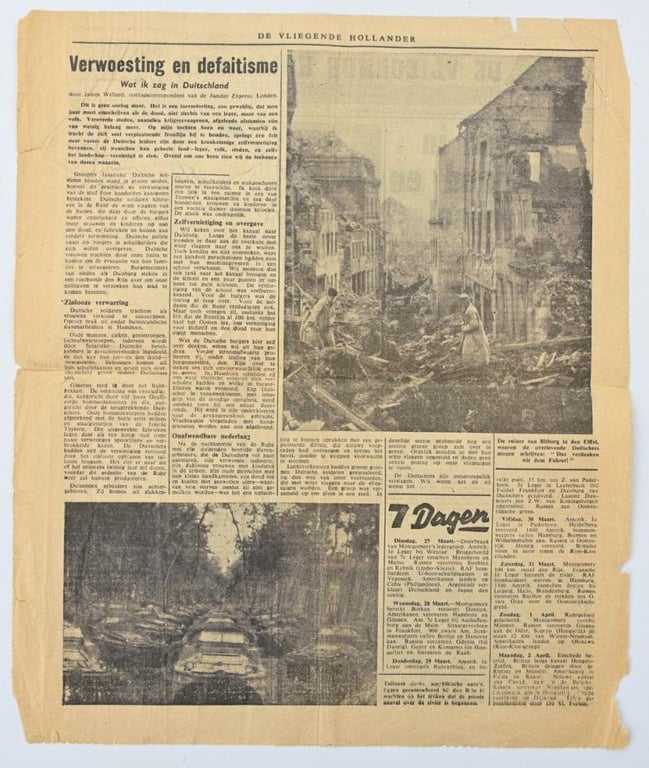 Allied Droppingsflyer 'De Vliegende Hollander' 3 April 1945