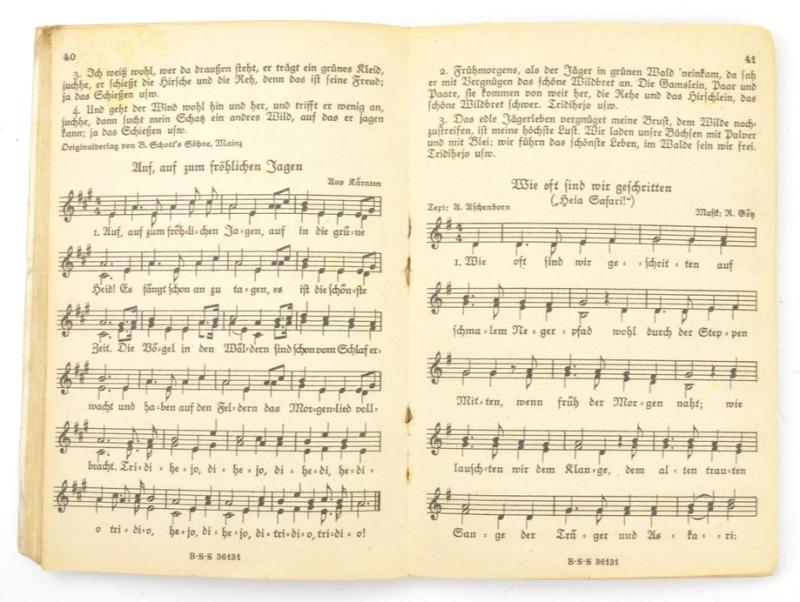 German WH Marching Songs Pocket Book Set
