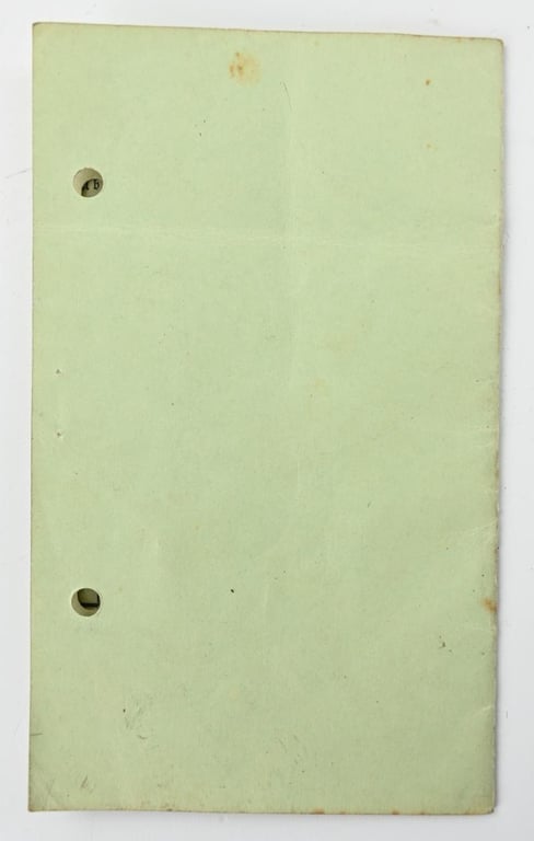 German WH Shooting Booklet