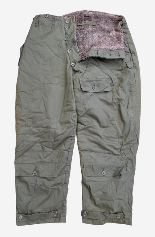 U.S. WWII Army Air Forces Type A-10 Winter Flying Trousers.
