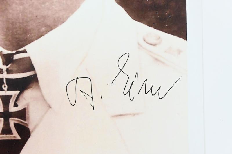 Signature of Kriegsmarine KC-Recipient 'Alfred Eick'