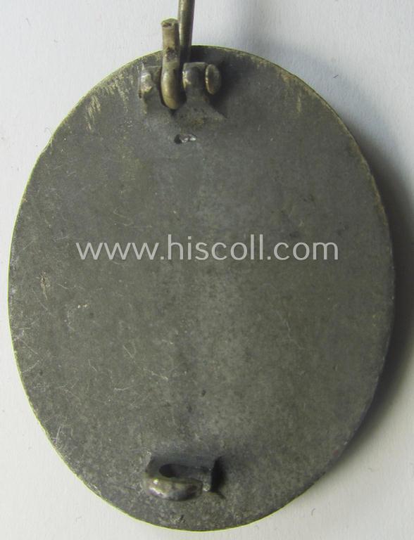 'Verwundeten-Abzeichen in Silber' (ie. silver-class wound-badge) being a non-maker-marked example as was (I deem) produced by the: 'Steinhauer u. Lück'-company