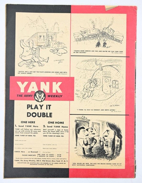 US WW2 Yank Magazine April 20, 1945