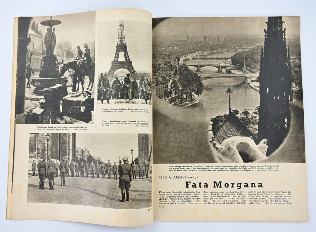 German Third Reich Magazine 'Die Woche' 1940
