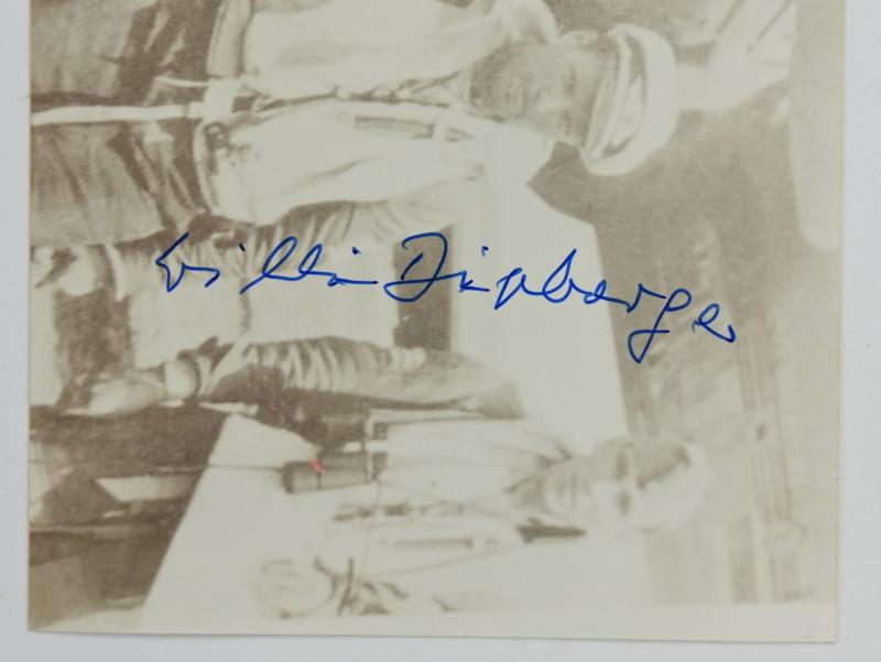 Signature of Luftwaffe KC Recipient 'Willi Dipberger'