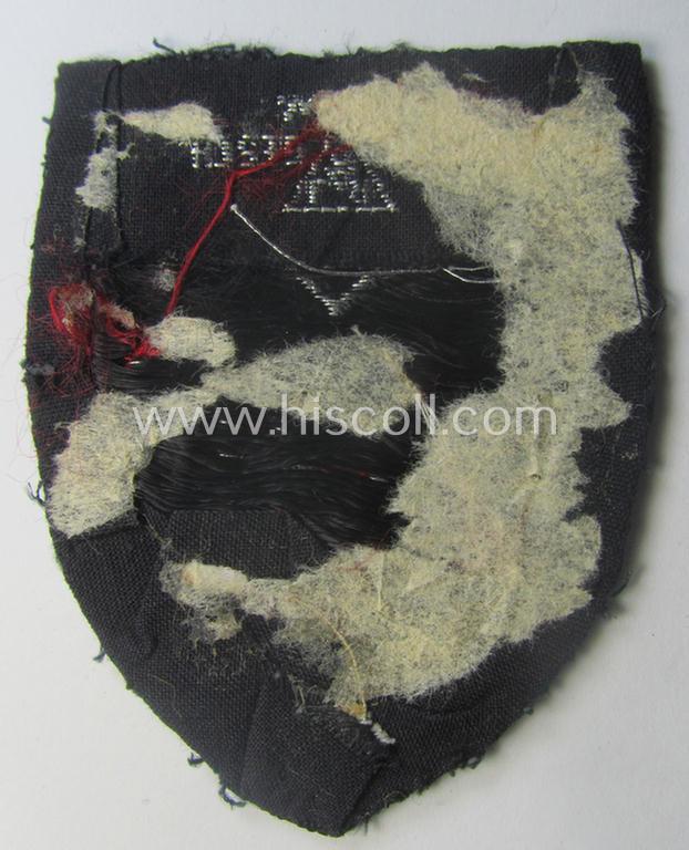 Officers'-pattern, so-called: RAD (ie. 'Reichsarbeitsdienst') sleeve-badge (or: 'Dienststellenabzeichen') bearing the specialist-designation: 'XXVIII'