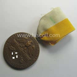 Golden-bronze-toned, typical 'Reichsnährstand'- (ie. 'RNSt.'-) related, (portable) loyal-service-award...