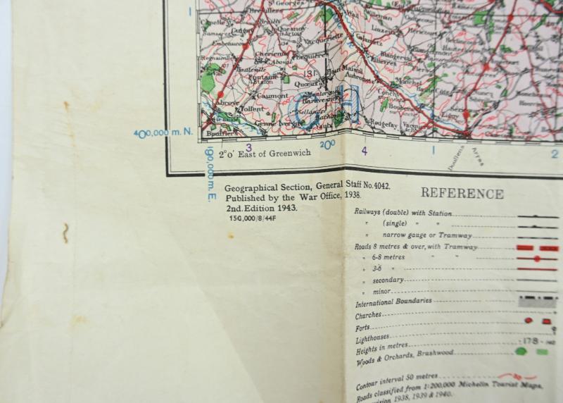 British WW2 Mapcase of Capt. Harris RASC
