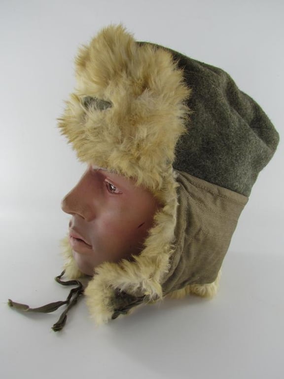 Wehrmacht ( Rabbit Fur )Winter Pelzmütze...Marked