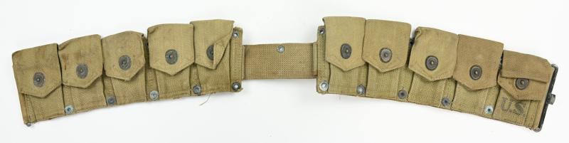 US WW2 M1 Garand Ammo Belt 1943