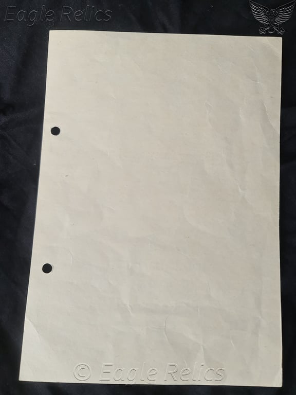 EK2 Award Citation for a  Luftwaffe Bomber NCO  During The Battle of Britain