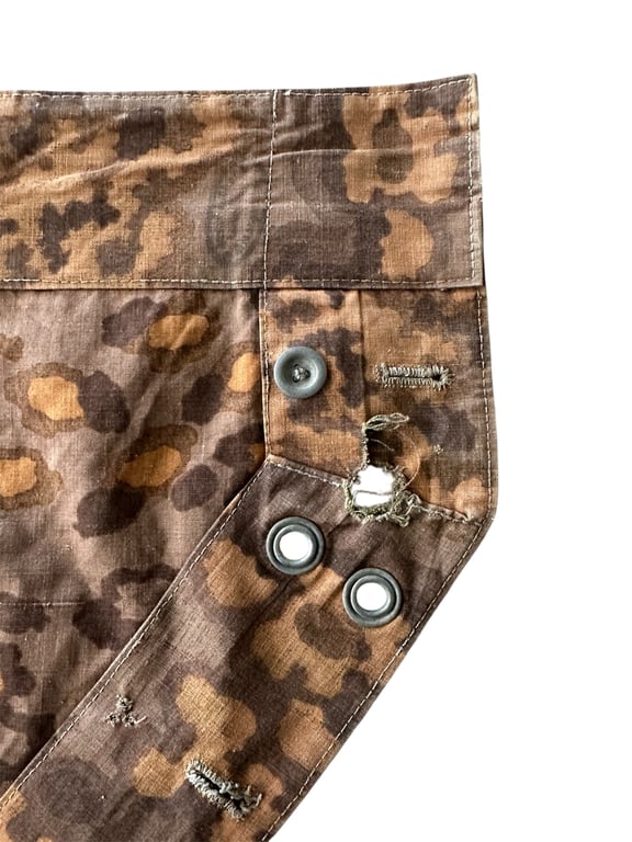 WWII German Waffen SS Zeltbahn Oak Leaf pattern
