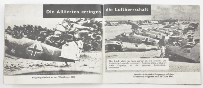 Allied WW2 Droppingsflyer 'Illustrierte Geschichte 2e Weltkrieg'