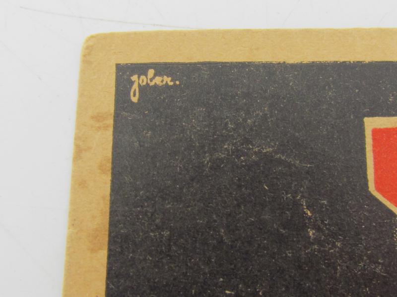 Postcard :'Waffen SS Recruitment' Wallonië