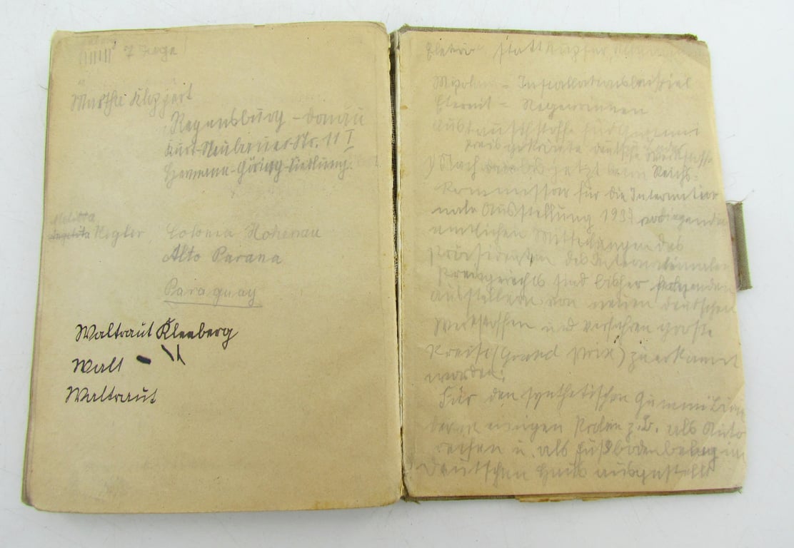 Der Merker 1938 – Jugendjahrbuch des VDA – Personally Used & Filled-In Example