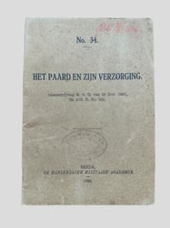 Dutch Cavalry Pocketbook -1936-