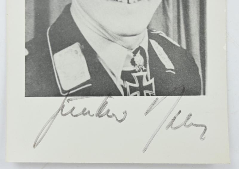Signature of Luftwaffe KC-OLC&S Recipient 'Günther Rall'