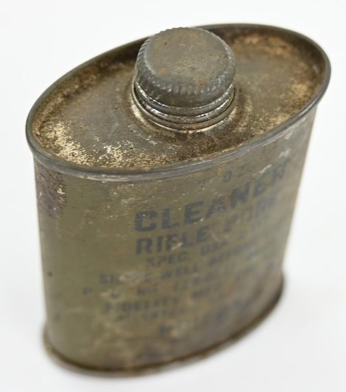 US WW2 Rifle Cleaner Tin Can