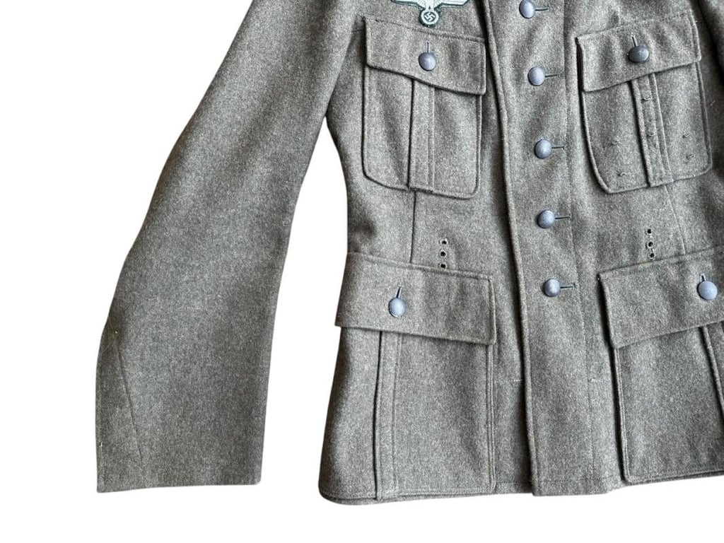 Wehrmacht Heer M43 Tunic with upgraded M36 collar