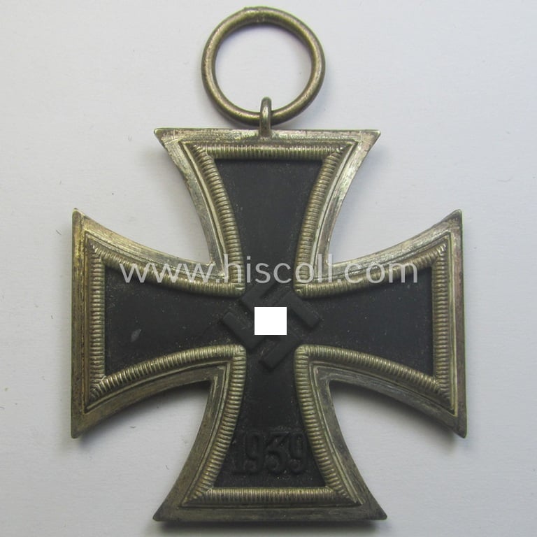 'EKII. Klasse' being a maker- (ie. '65'-) marked example that comes together with its confectioned ribbon (ie. 'Bandabschnitt') by the maker (ie. 'Hersteller'): 'Klein & Quenzer'