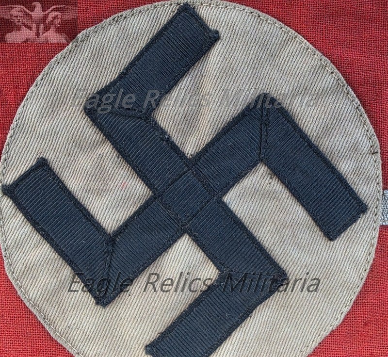 RARE NSDAP Zellenleiter Armband with district  Stamp