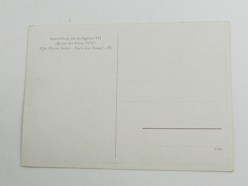 Postcard : Destroyed French Tank Renault AMR 33 VM