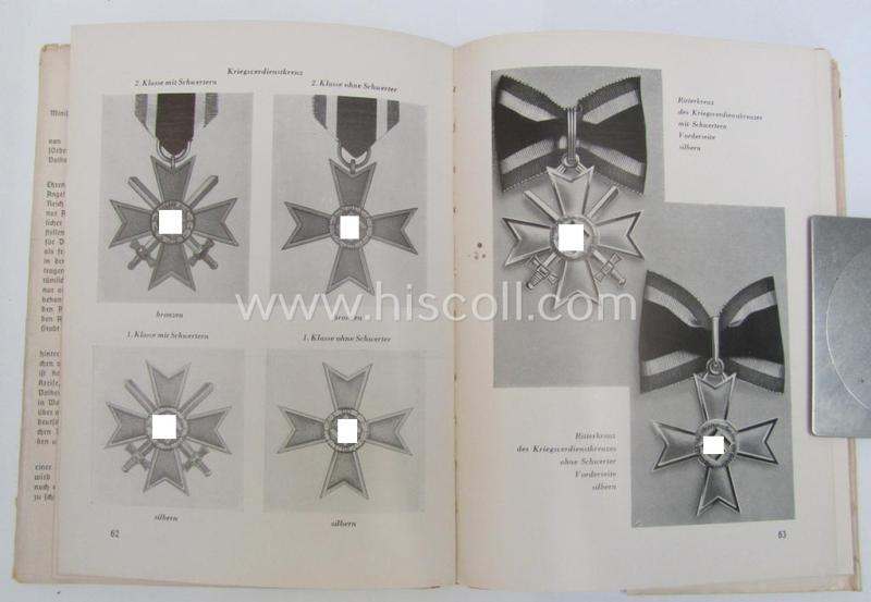 Attractive - and sought-after! - period reference-work entitled: 'Die Orden und Ehrenzeichen des Gross-Deutschen Reichs' by Dr. Heinrich Doehle, being an: '1941'-dated edition that comes in an overall very nice condition