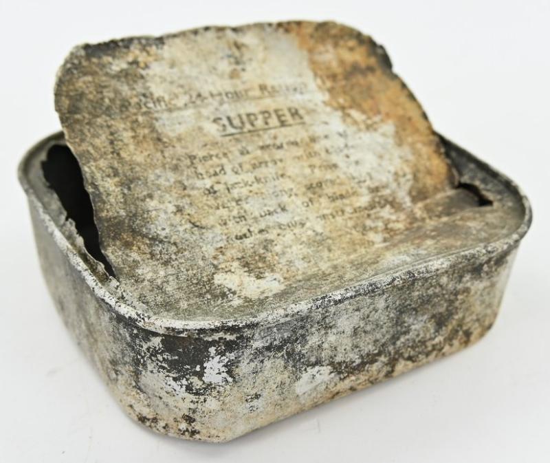 Allied WW2 Pacific 24 Hour Ration 'Supper' Tin Can