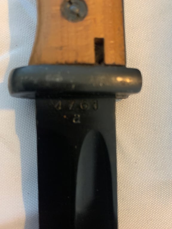 K98 Bayonet and frog