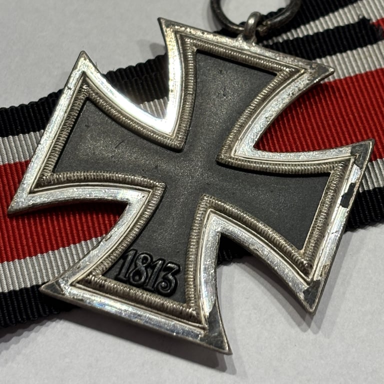 Iron Cross Second Class "Unmarked" with ribbon