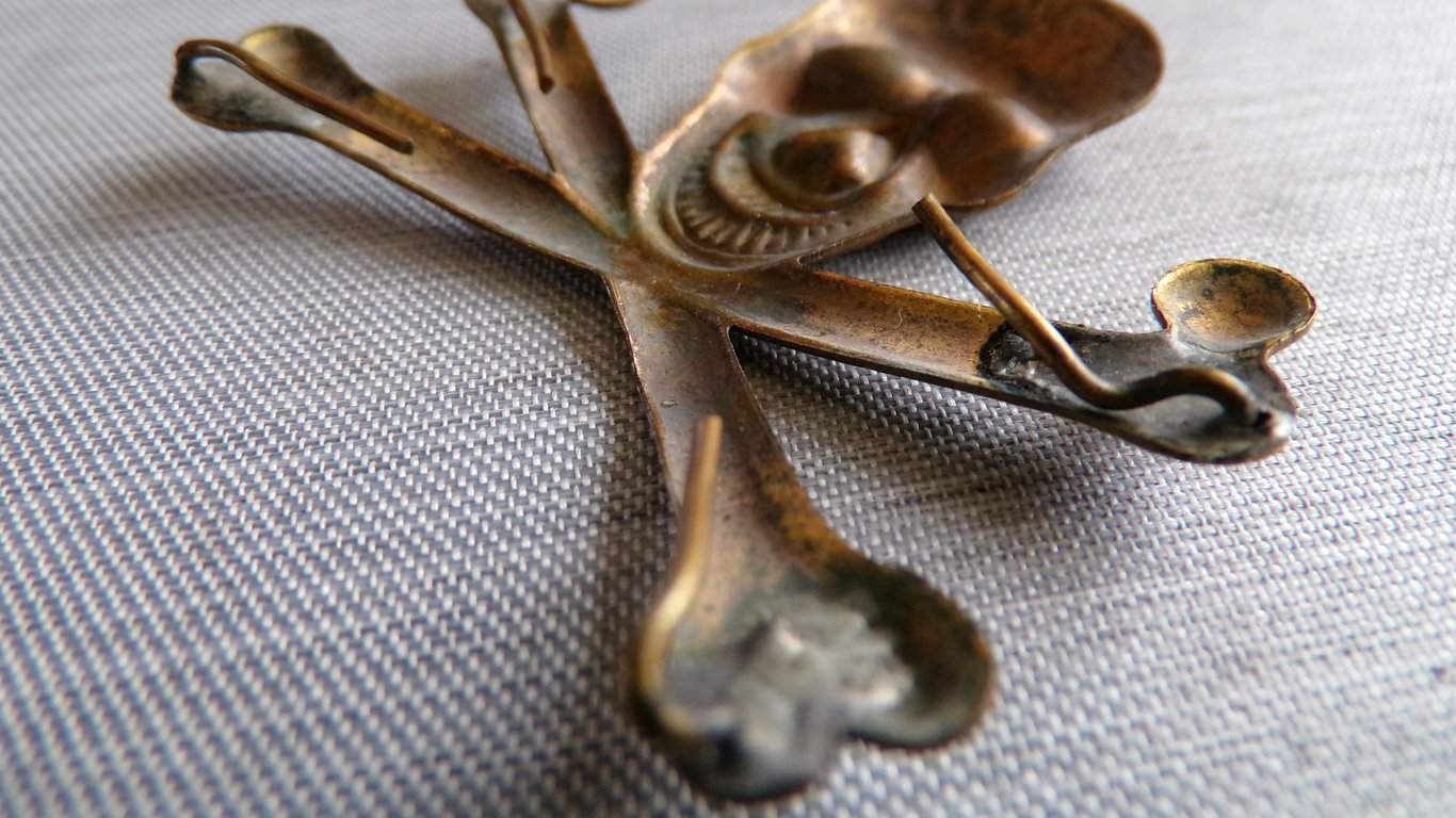 WWI / Interwar Freikorps Totenkopf cap badge