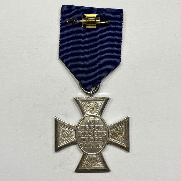 Polizei Long Service Silver Cross 18 Years