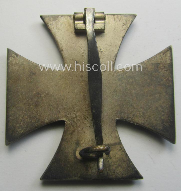 'Eisernes Kreuz 1. Klasse' (ie. Iron Cross 1st class) being an (I deem) early-war-period-produced (albeit non-maker-marked) example that comes complete in its specific (luxuriously-styled!) etui as issued and/or recently found
