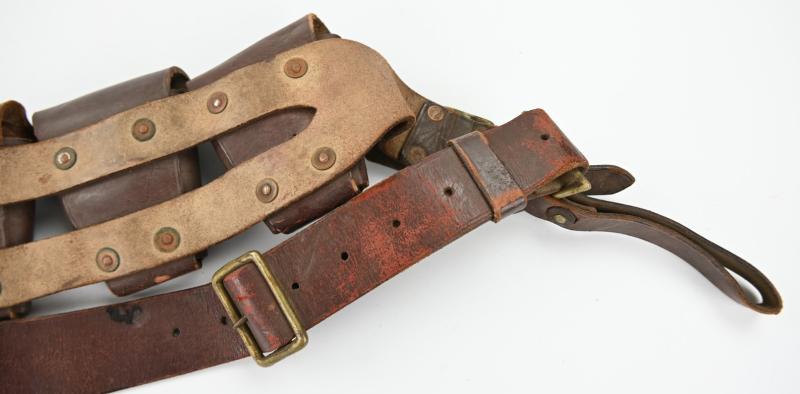 British WW1 P-1903 Leather Ammo Bandoleer