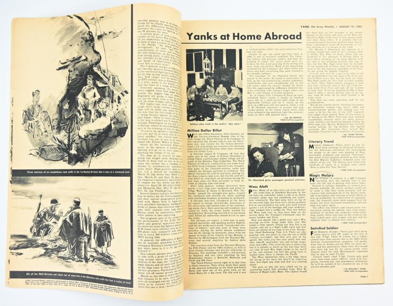 US WW2 Yank Magazine 10 August 1945