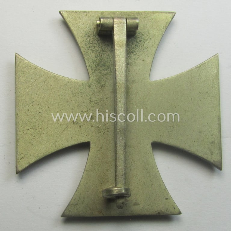 'Eisernes Kreuz 1. Klasse' (ie. Iron Cross 1st class) being an early-pattern (and non-maker-marked) example by the: 'Wilh. Deumer'-company that comes as issued and recently found