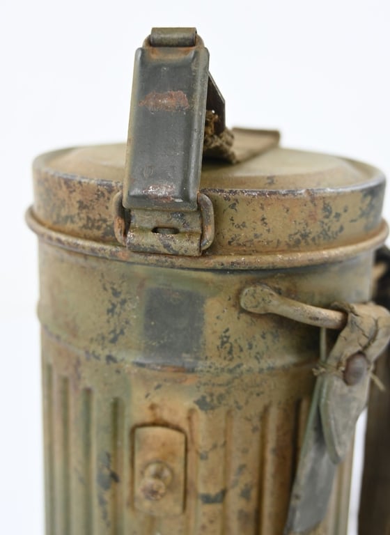 German LW 2-Tone Camo Gasmask Cannister