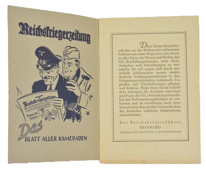 German NS-Reichskriegerbund Pocketbook